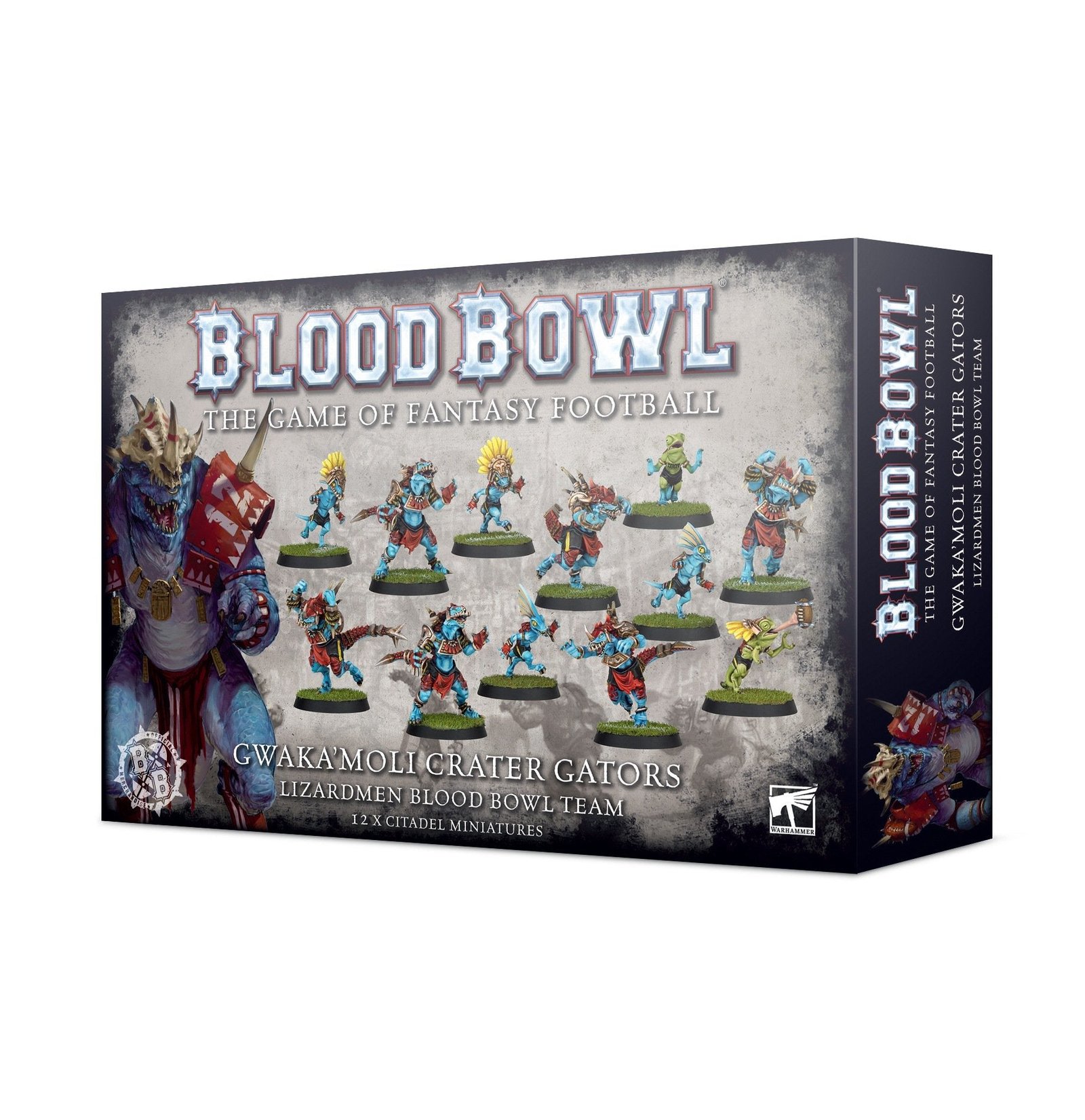 Gwakamoli_Crater_Gators Blood Bowl - Lizardmen Team