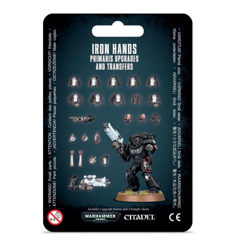Space Marine - Iron Hands Primaris Upgrades