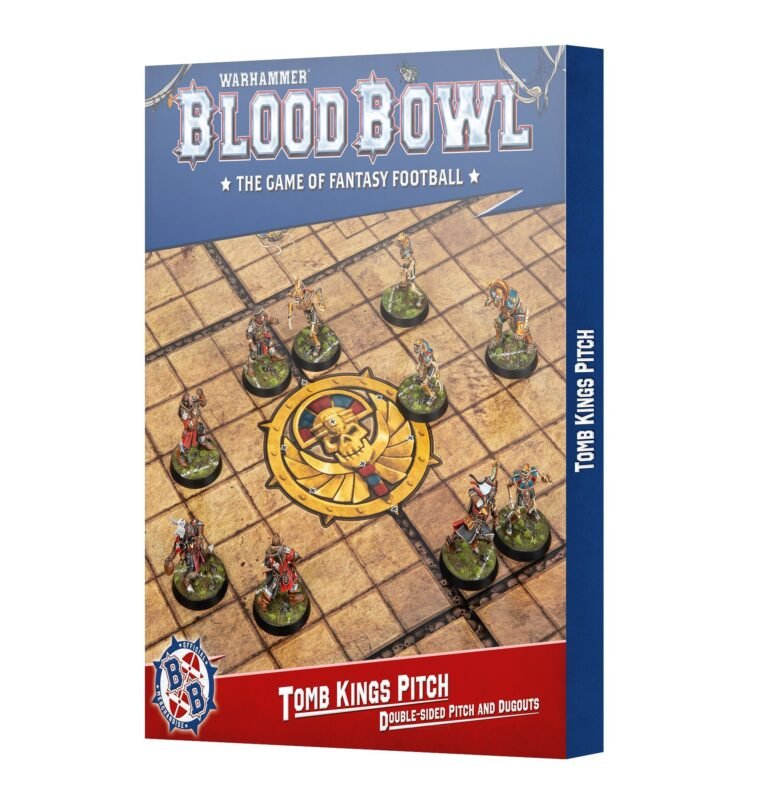 Blood Bowl Tomb Kings Team Pitch & Dugouts